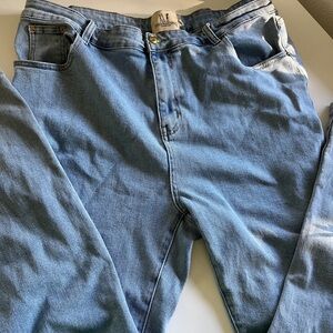 Fashion Brand Company Denim Light Wash Nap Jeans Standard Butts Size 2X Worn 2X